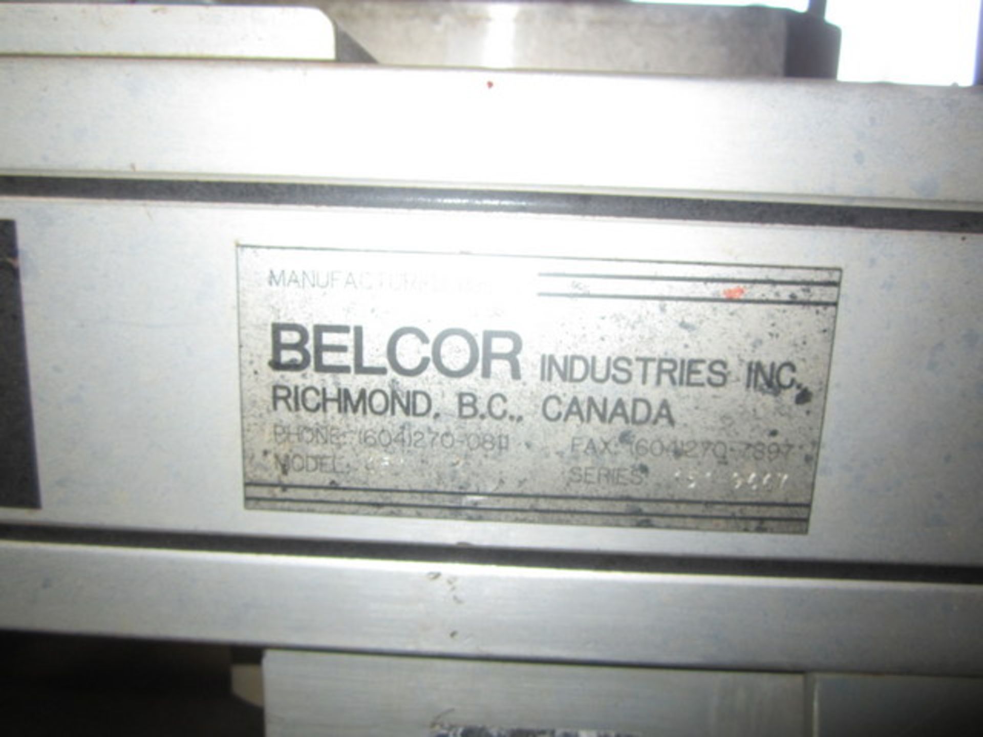 (Located in Decatur, IL) Beldcore Industries 505 and Bel 151 Box folder and taper - Image 5 of 5