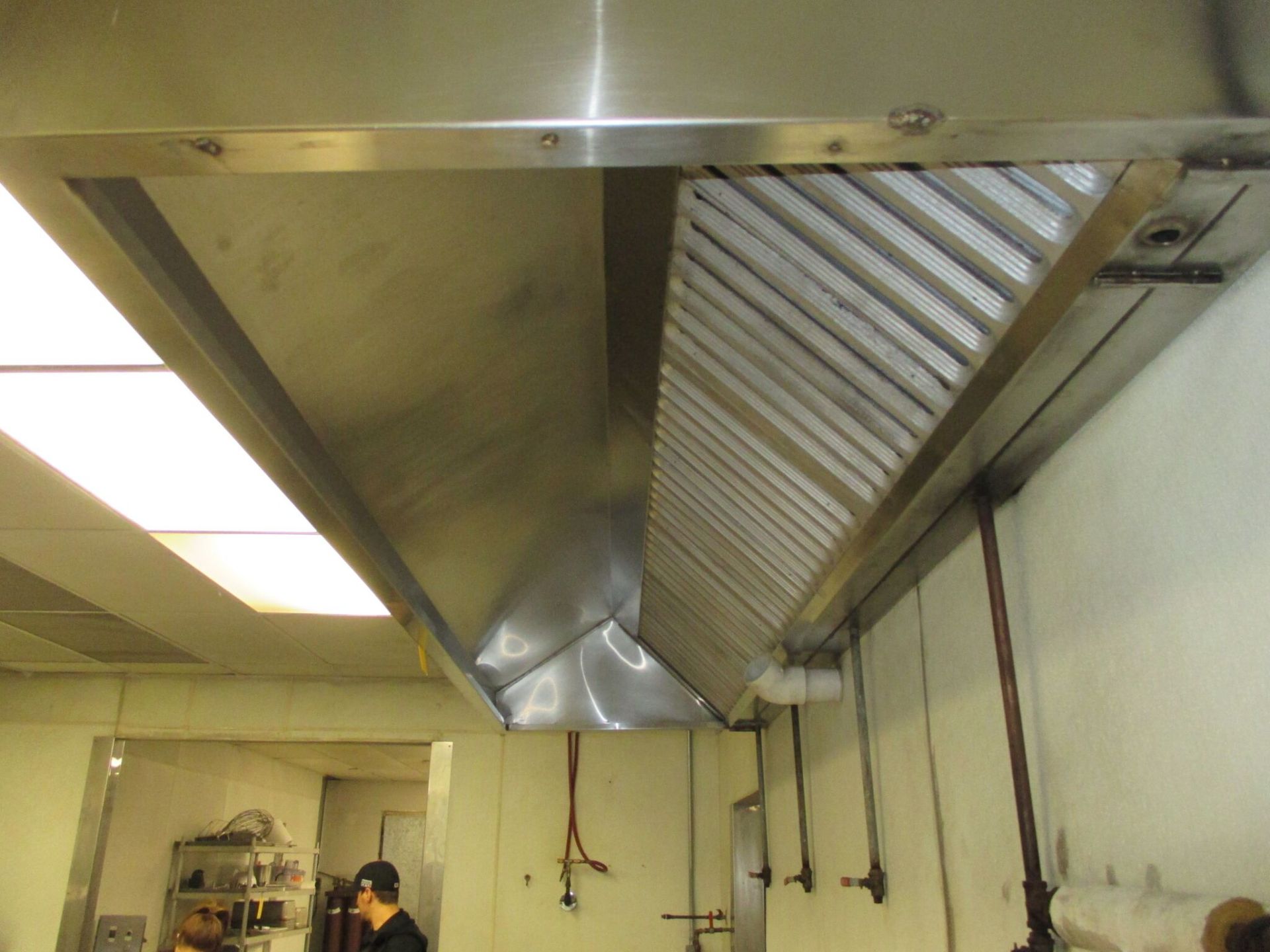Exhaust Hood, Stainless Steel, 12 feet, RIGGING FEES $400 - Image 2 of 2