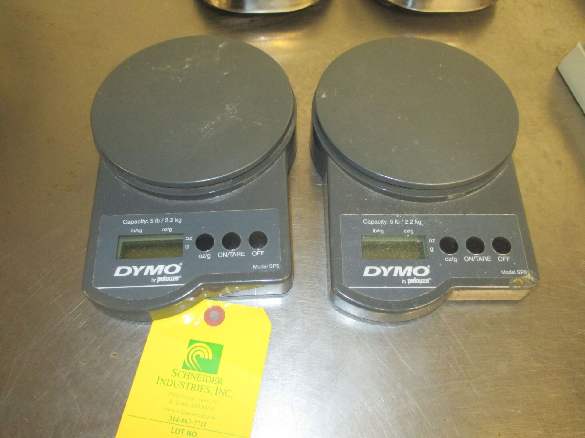 Dymo Scales Up to 5 pounds, Lot of 2, RIGGING FEES $10