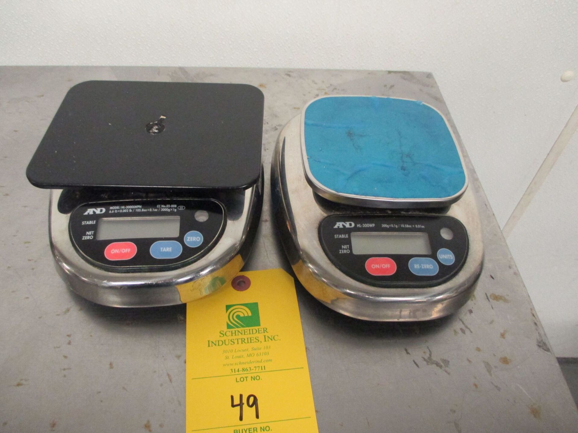 Scales – Lot of 2 (Both And scales, 3000g, 6.6 pounds, RIGGING FEES $10