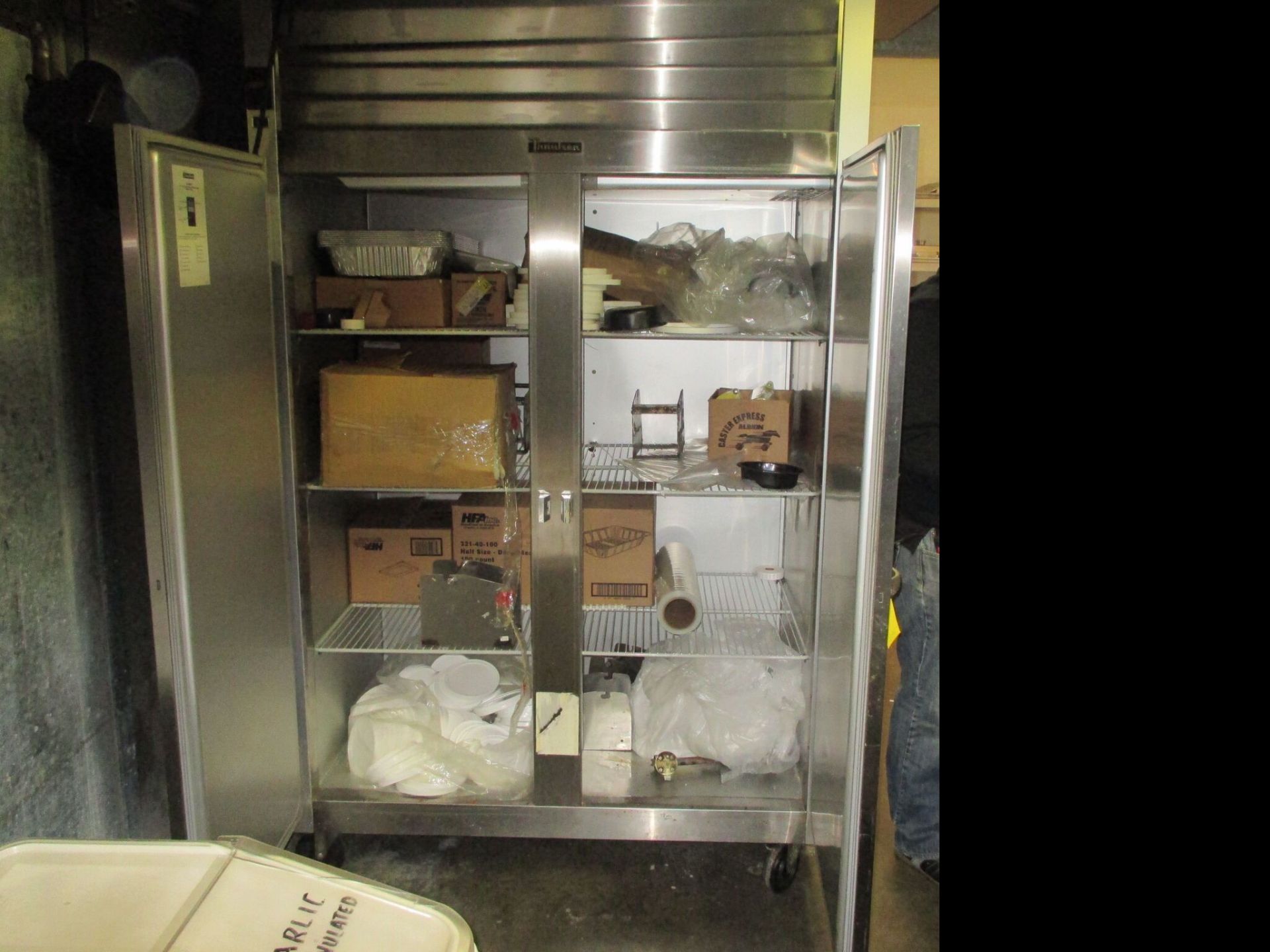 Traulsen Freezer, 2 doors, w/o contents, RIGGING FEE $100 - Image 2 of 2