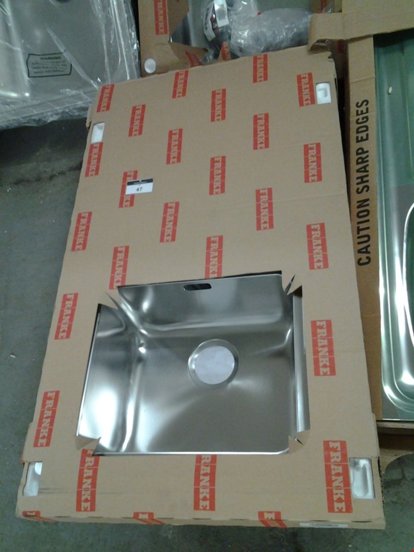 FRANKE STAINLESS STEEL 1 BOWL SINK RRP Â£178.00