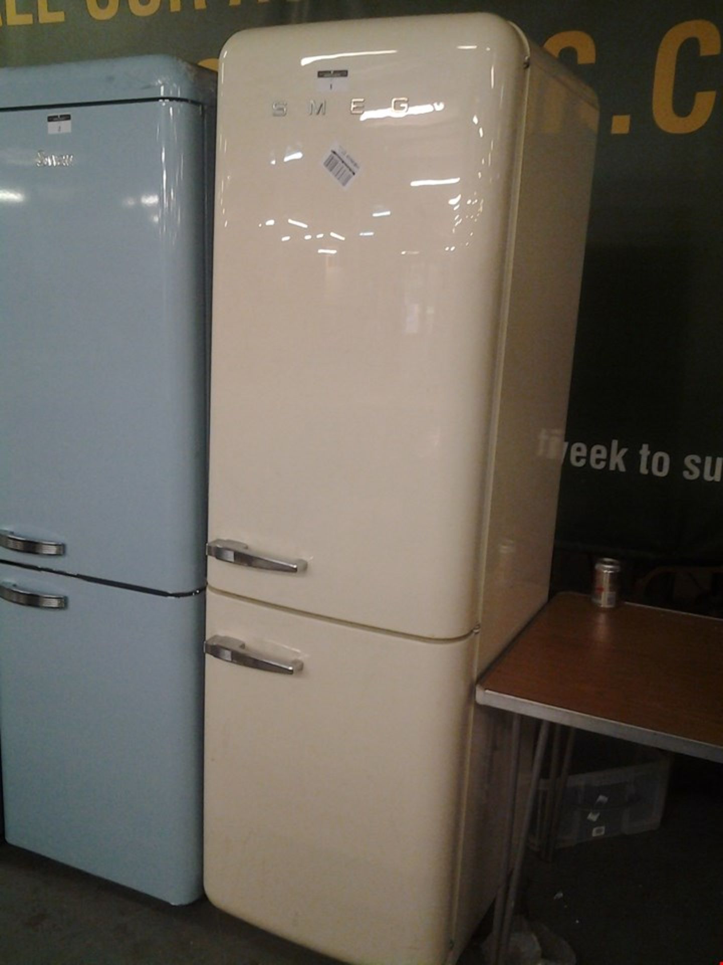 SMEG FAB32RNC CREAM RETRO FRIDGE FREEZER RRP Â£1399.00