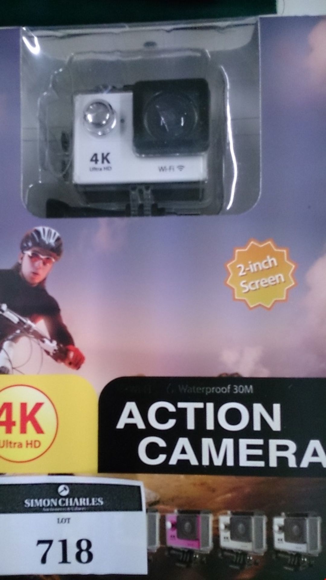 BOXED 4K ULTRA HD ACTION CAMERA WITH WI-FI