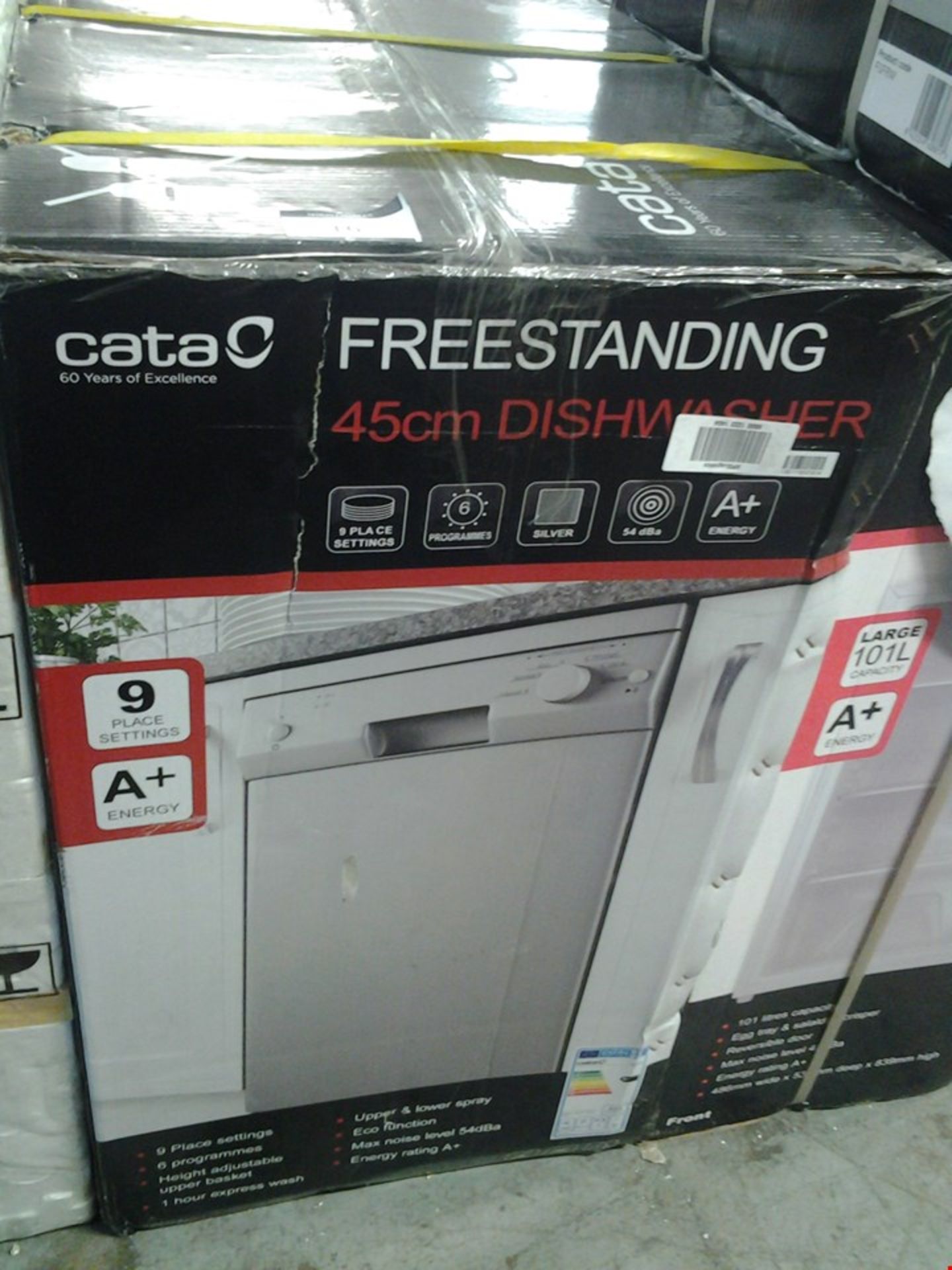 BOXED CATA FREESTANDING 45CM DISHWASHER RRP Â£125.00