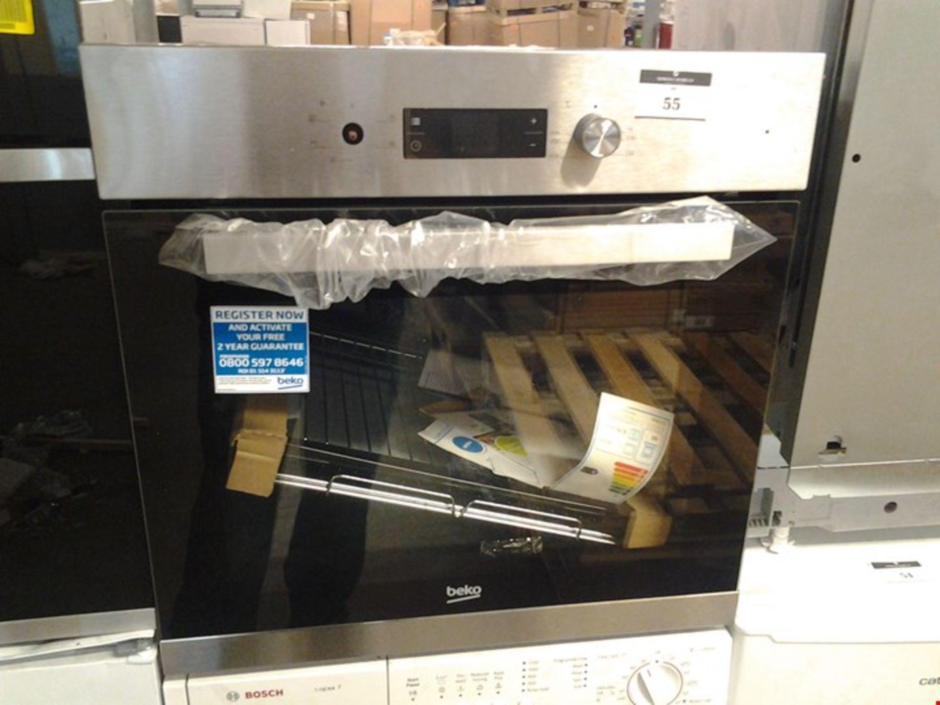 BEKO INTEGRATED SINGLE FAN OVEN RRP Â£197.00