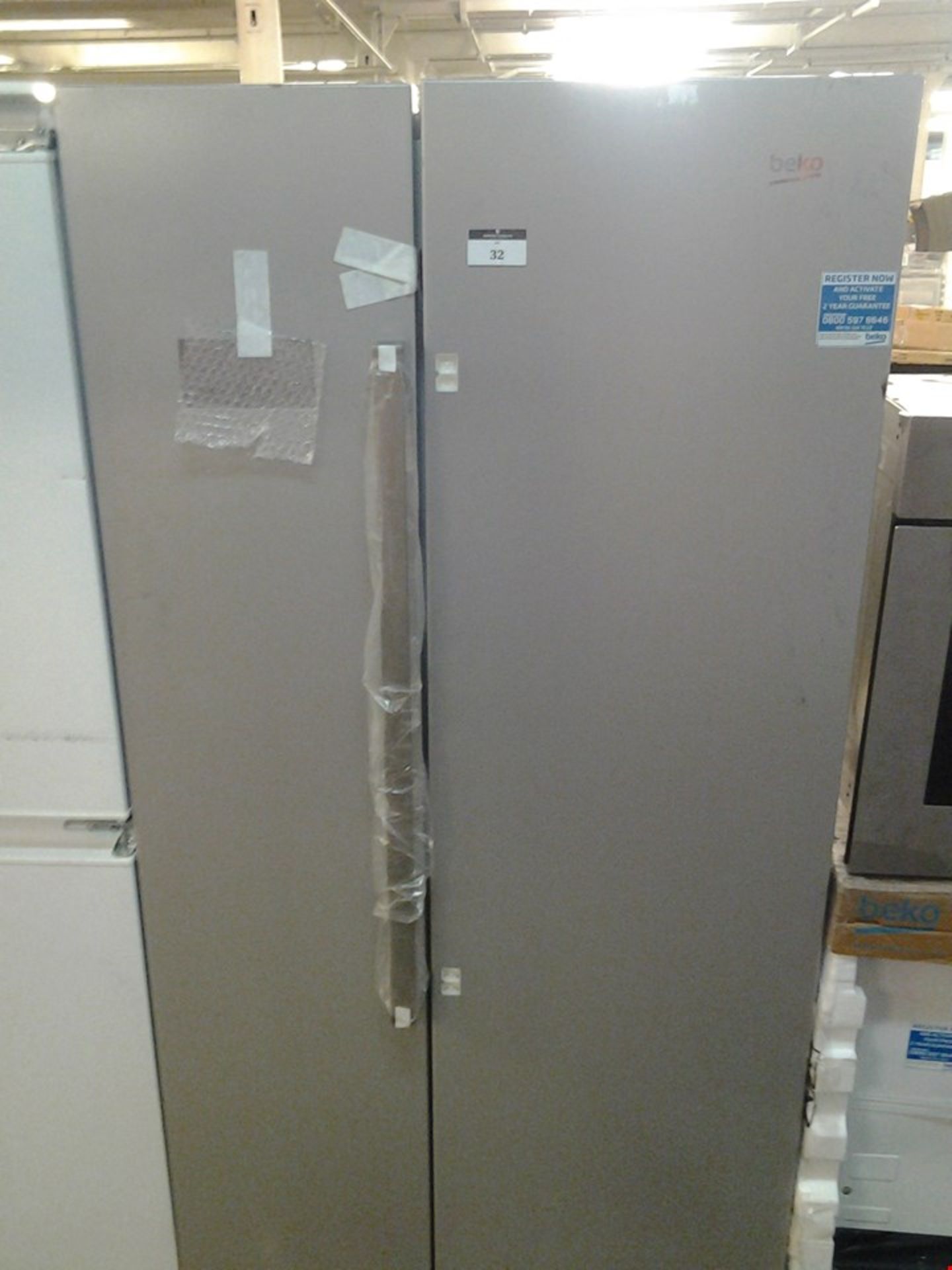 BEKO SILVER AMERICAN STYLE FRIDGE FREEZER RRP Â£798.00