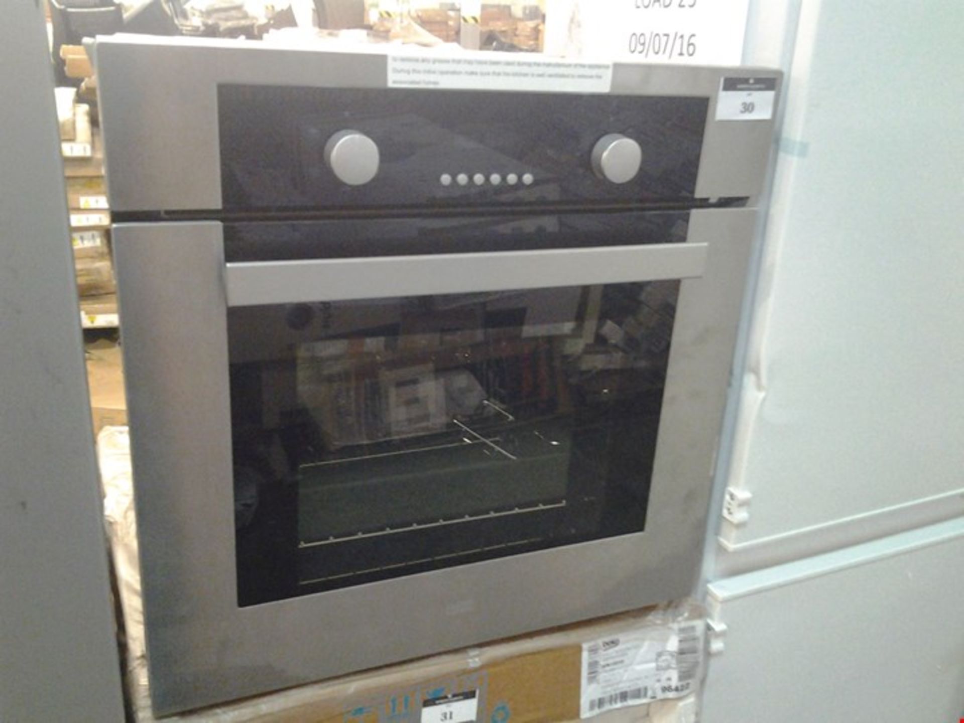 COOKE AND LEWIS SINGLE INTEGRATED OVEN RRP Â£349.00