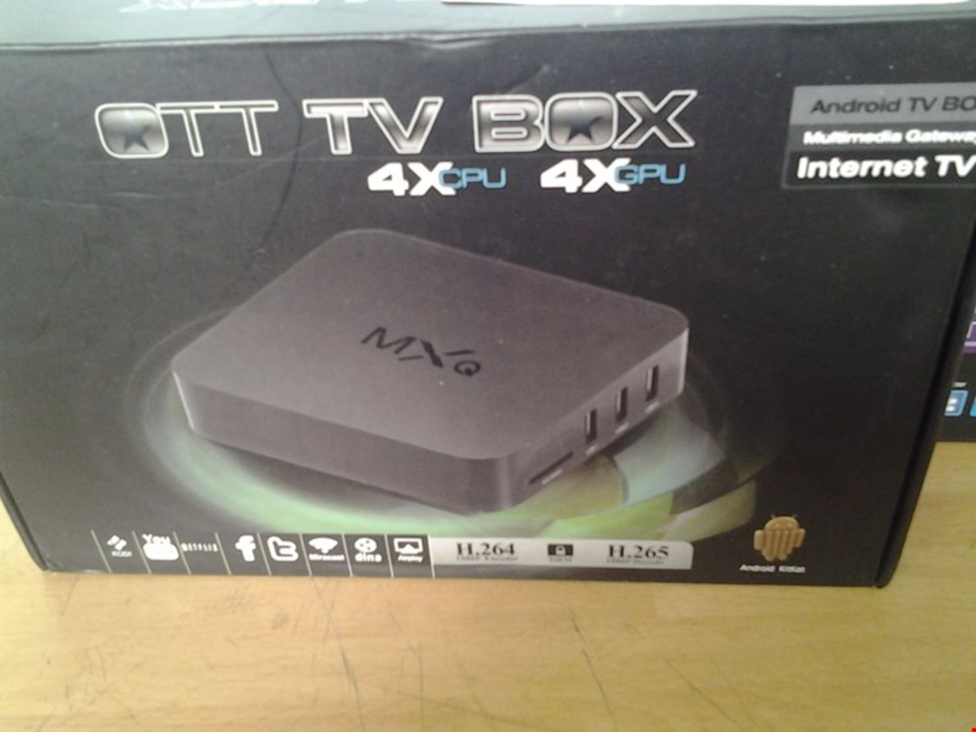 BOXED OTT TV ANDROID TV BOX MULTIMEDIA GATEWAY.