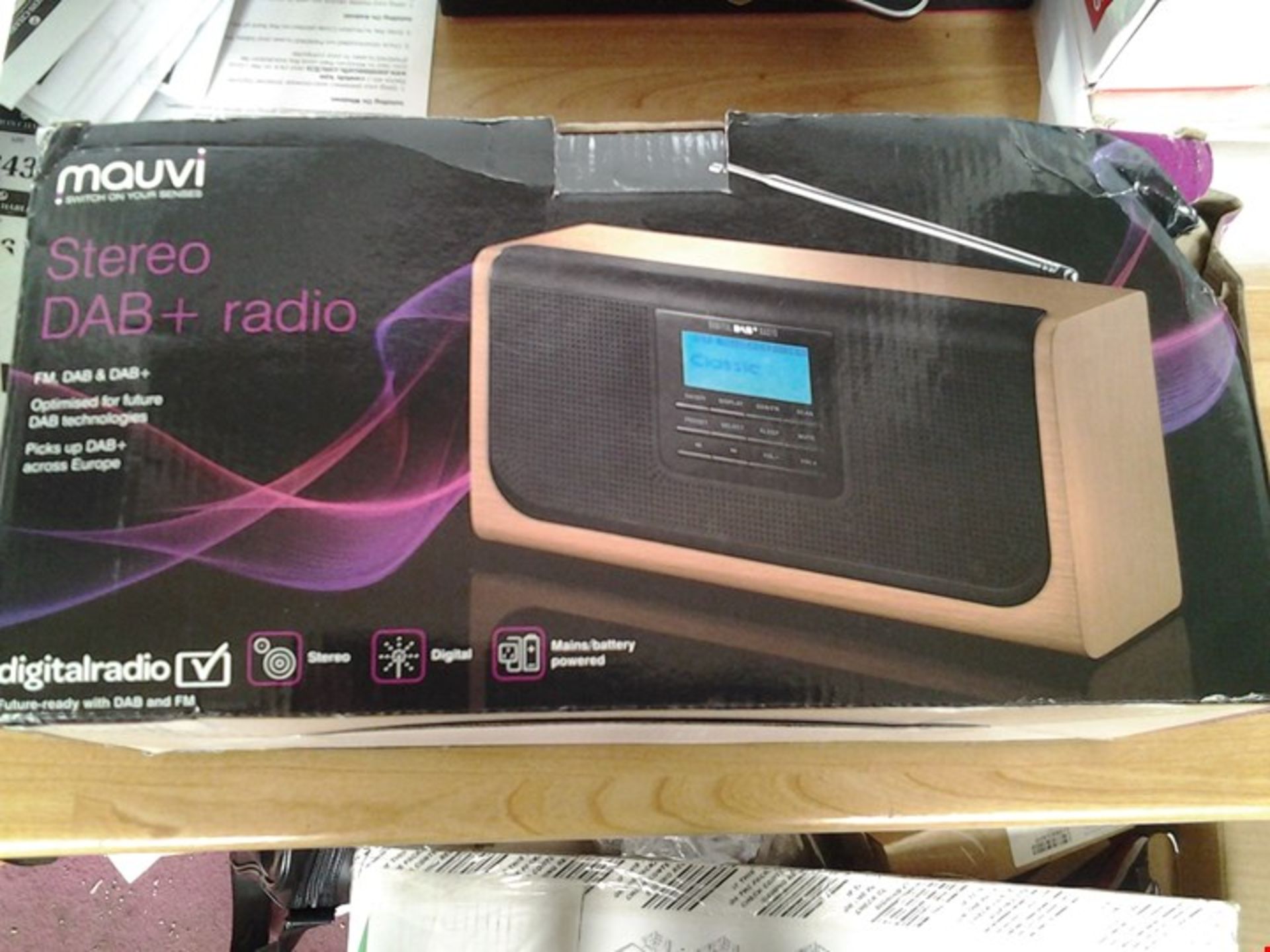 BOXED MAUVI DAB+ RADIO