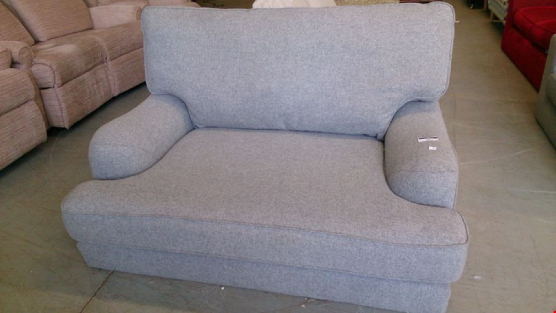 DESIGNER GEORGIA WESTIN WOOL GREY LOVESEAT RRP Â£1299.00