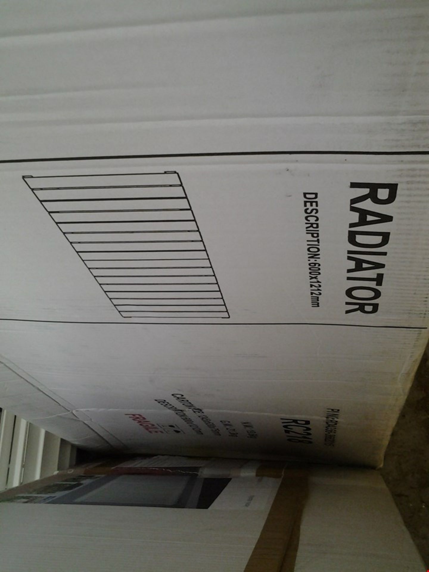 BOXED RADIATOR 600X1212MM RRP Â£90.00