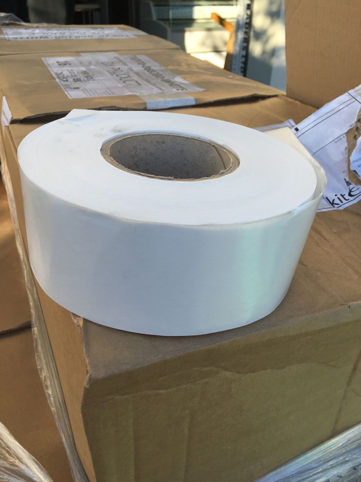Box of White Gummed Paper Tape...