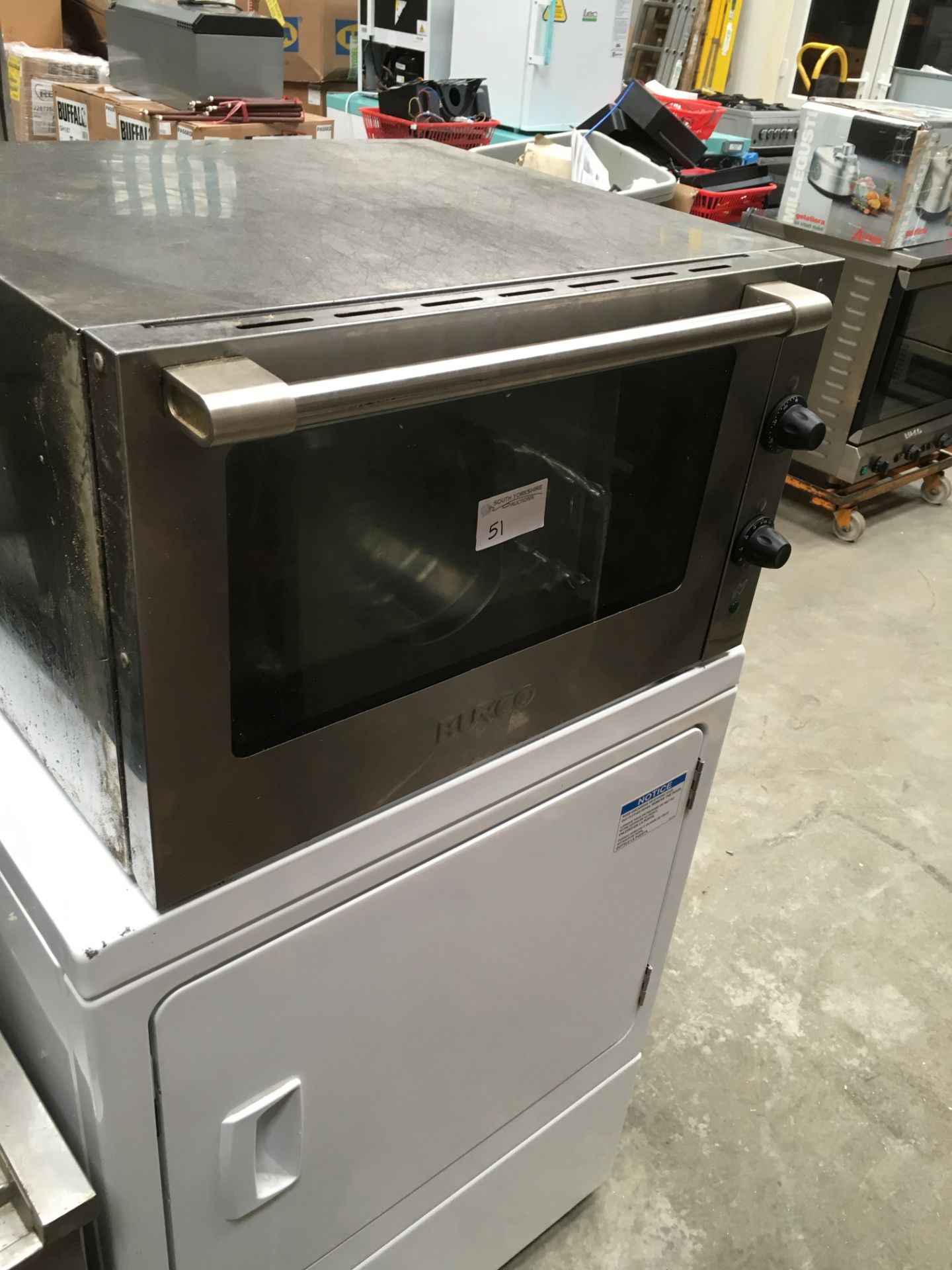 Burco Table Top Convection Oven