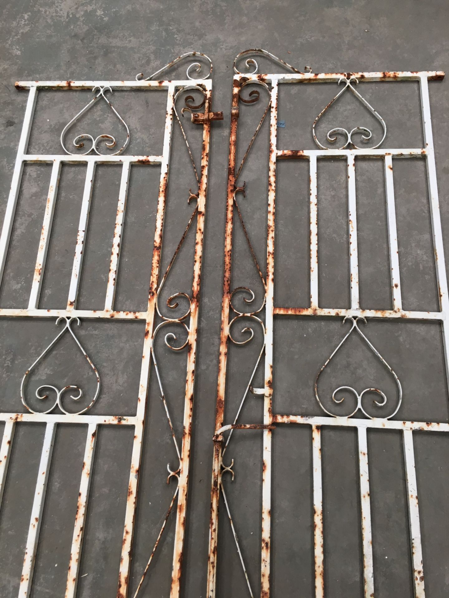 Pair of Metal Gates and Hinges - Image 2 of 2