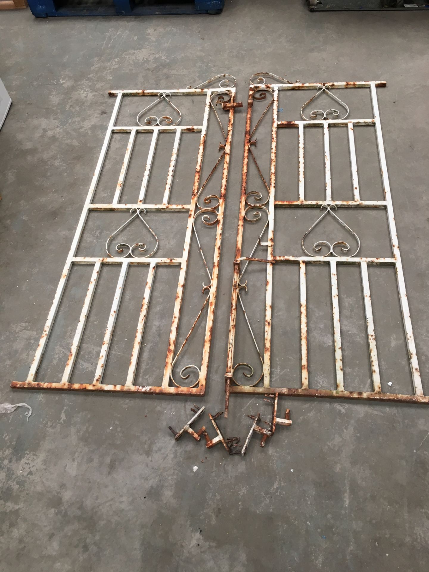 Pair of Metal Gates and Hinges