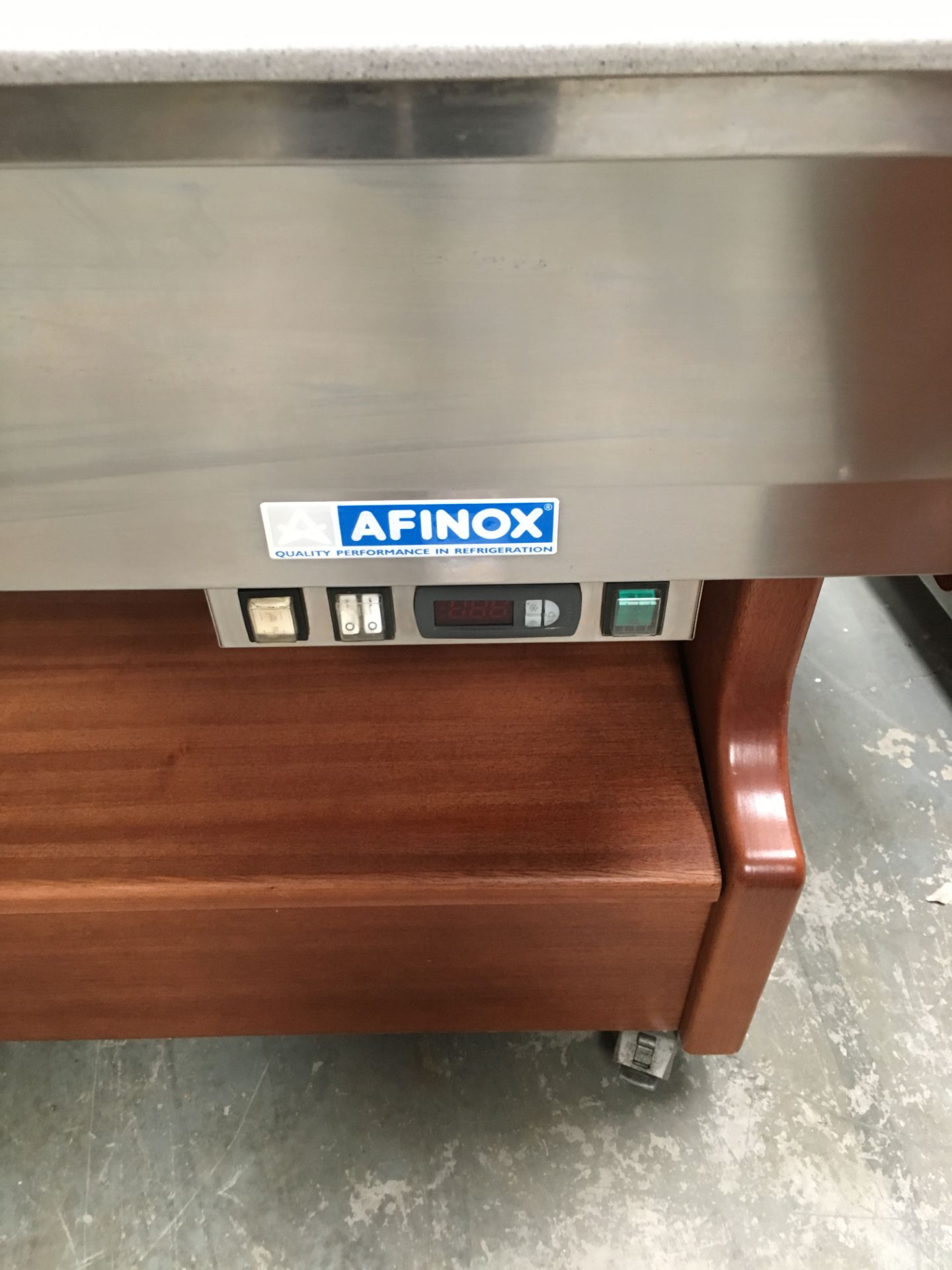 Afinox Refrigerated Salad Bar Tested Working... - Image 2 of 3