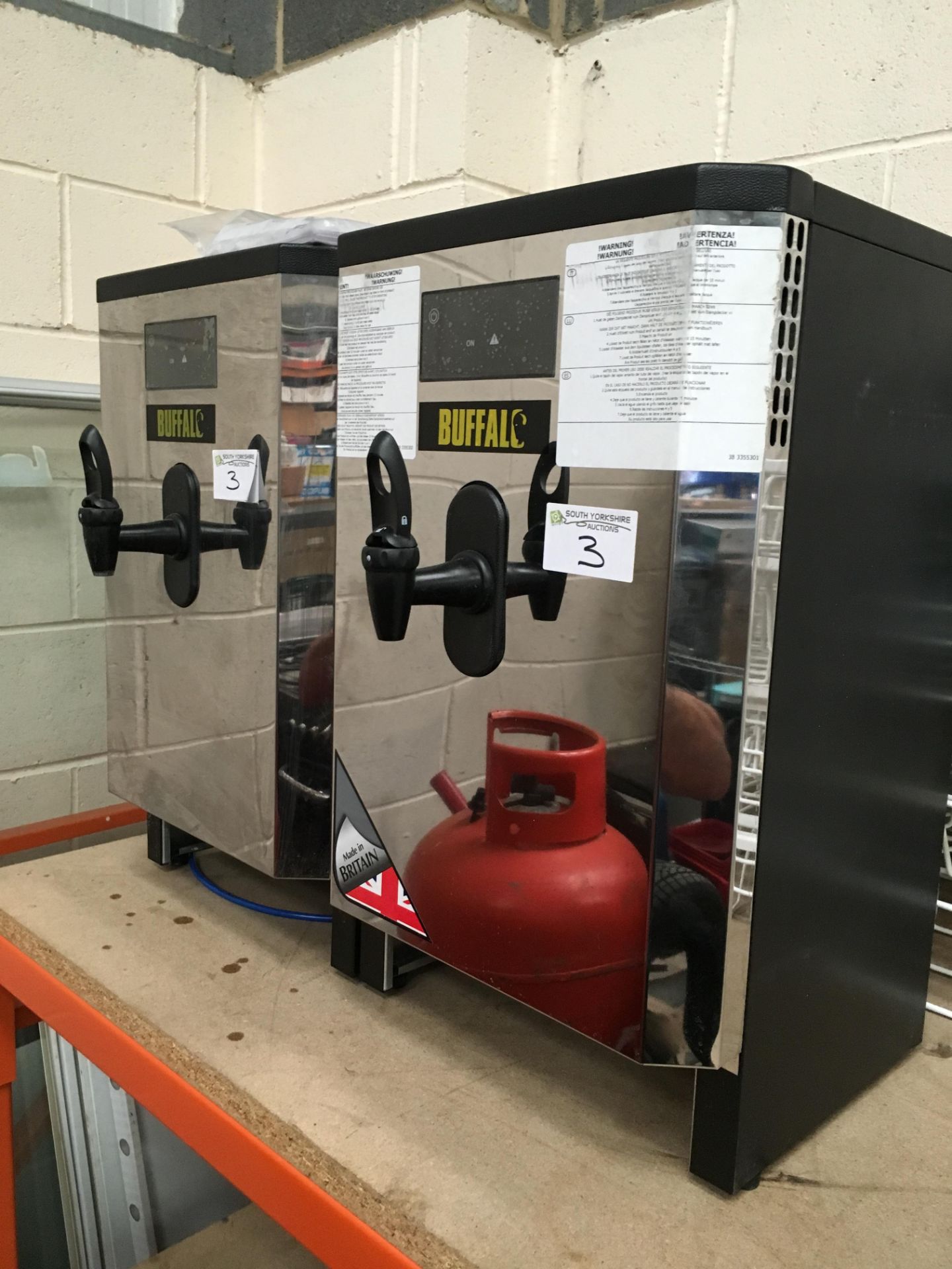 2 x Buffalo Hot water Boilers