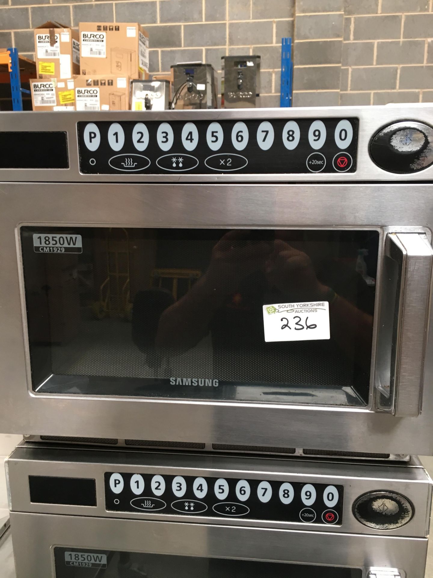 Commercial Samsung 1850 watt Microwave