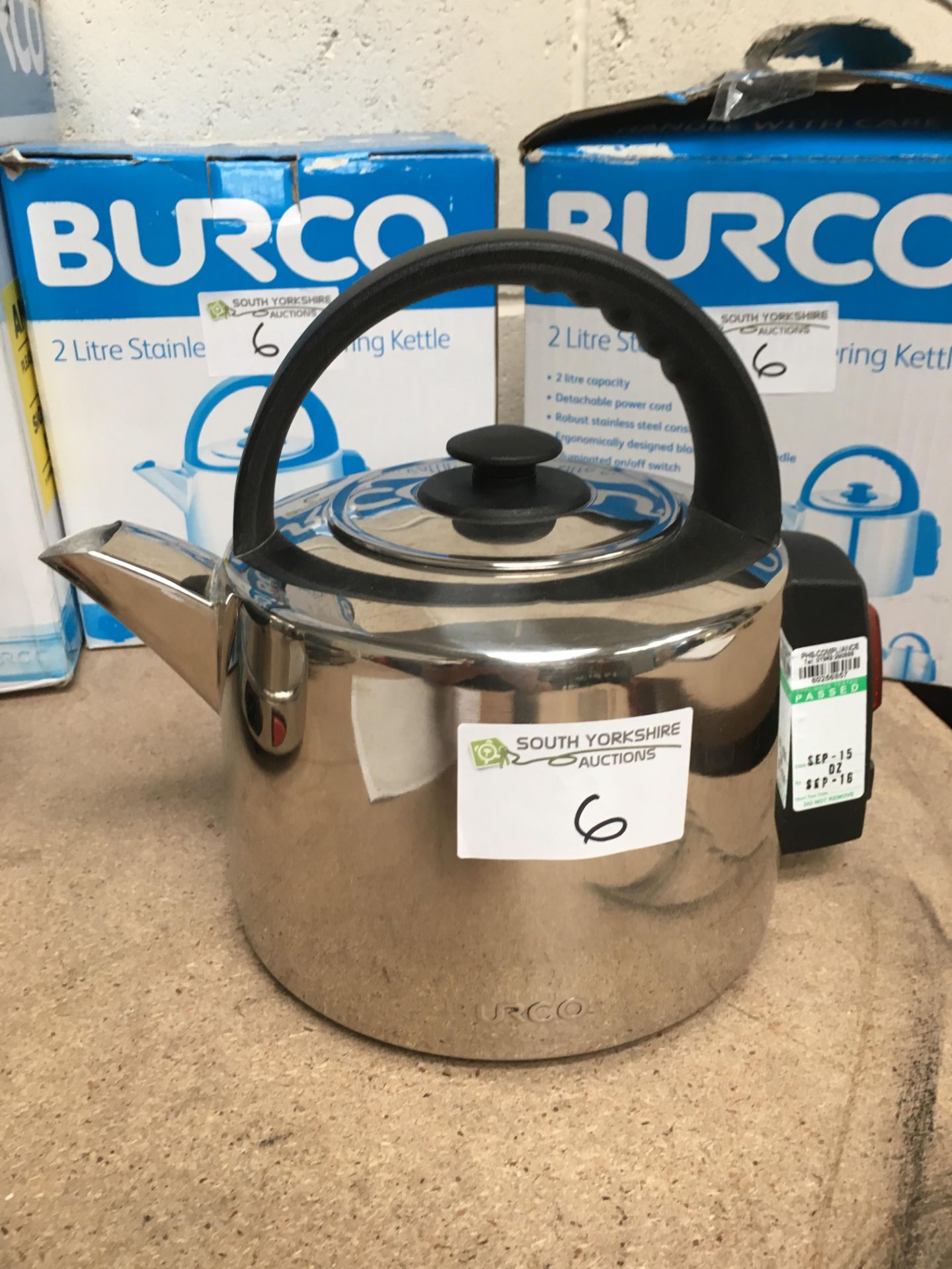 3 x Burco 2 Litre Kettles