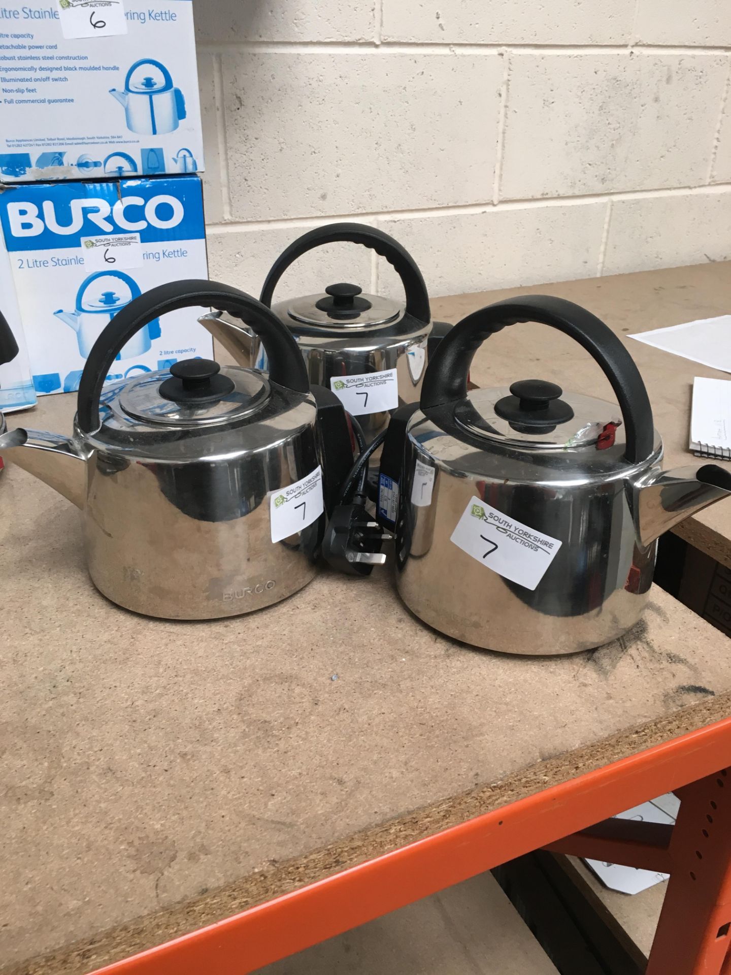 3 x Burco 2 Litre Kettles