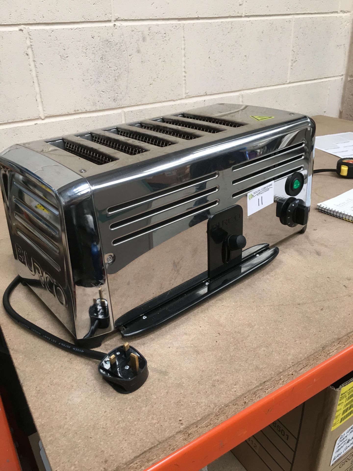 Burco 6 Slot Toaster