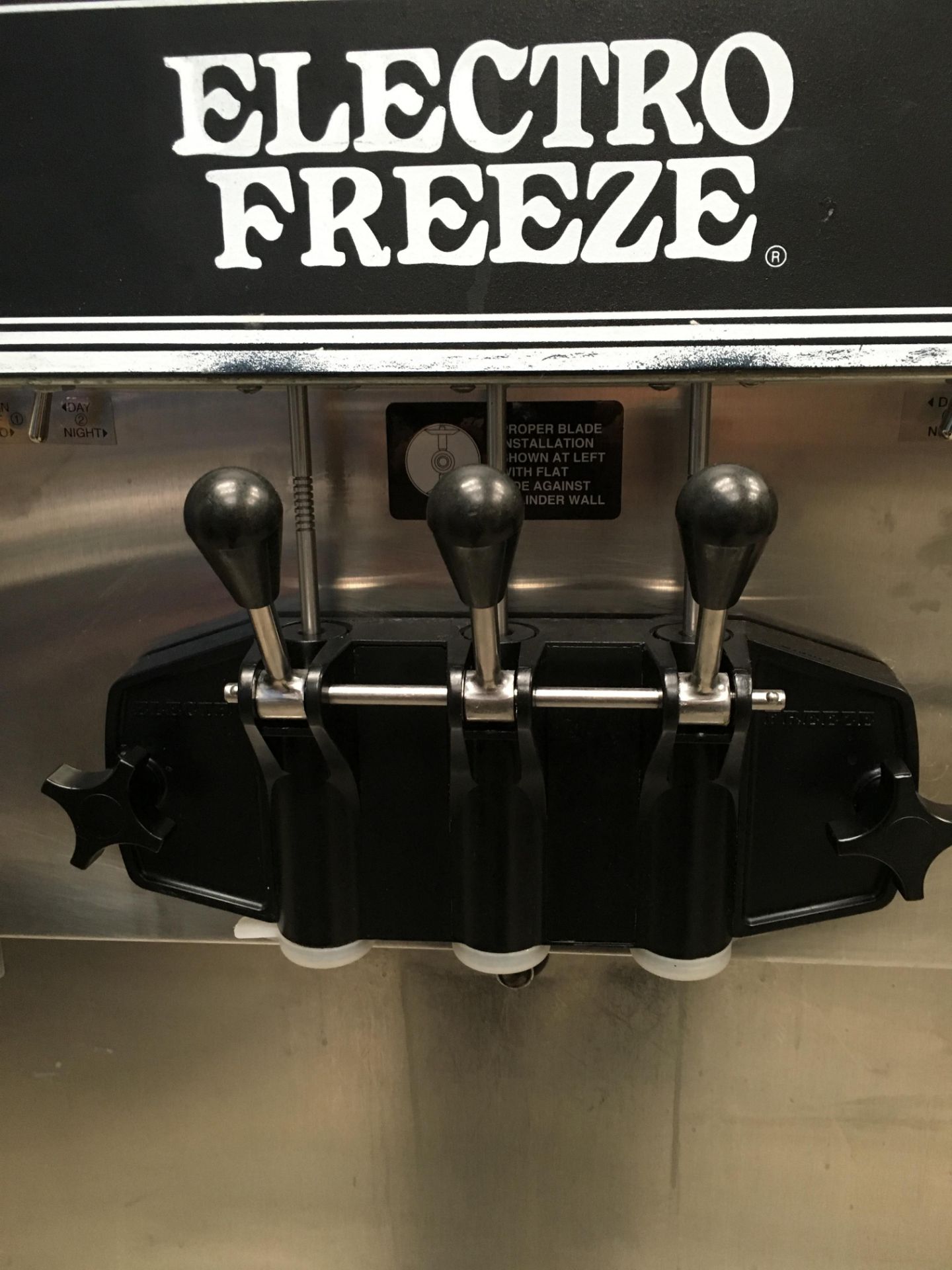 Electro-Freeze. Ice Cream Machine Triple Nozzel - Image 2 of 7