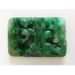 A Chinese Jadeite Pendant 19th Century