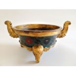 A Rare Imperial CloisonnÃ© Enamel and Gilt-Bronze Censer Jing Tai Nian Zhi Ming Dynasty