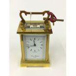 THOMAS BRAITHWAITE LONDON CARRIAGE CLOCK - PERFECT WORKING ORDER