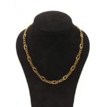 9CT GOLD WATCH CHAIN