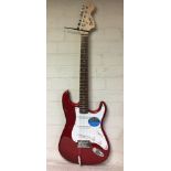 FENDER SQUIER STRAIDCASTER AFFINITY SERIES ELECTRIC GUITAR - RED