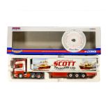 Corgi Scania R series Topline Fridge Trailer Scott Trawlers Ltd