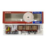 Corgi Scania Flatbed Trailer & Log Load - Van Der Wiel