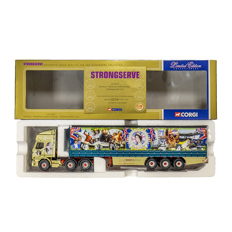 Corgi Renault Premium Curtainside - Strongserve Ltd