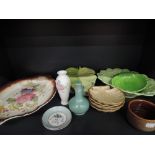 A selection of ceramics including Carlton ware