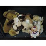 A selection of cuddly toys