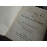 A volume Joseph Worcester, Dictionary of the English Language