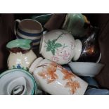 A selection of ceramics including Maling