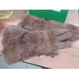 Pair of vintage fur gloves