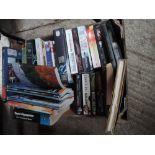 A box of books various genre