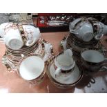 A Tuscan china tea service