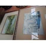 Two prints "Rydal Water" after R M Thompson and "Snowy Morning, Rydal" after A Heaton Cooper