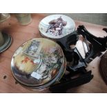 A selection of collectors plates including Working Horses