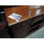 A Victorian mahogany mirror backed sideboard