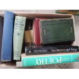 A box of poetry books