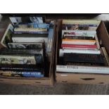 Two boxes of books including wildlife