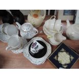 A selection of ceramics including Roslyn and Grays