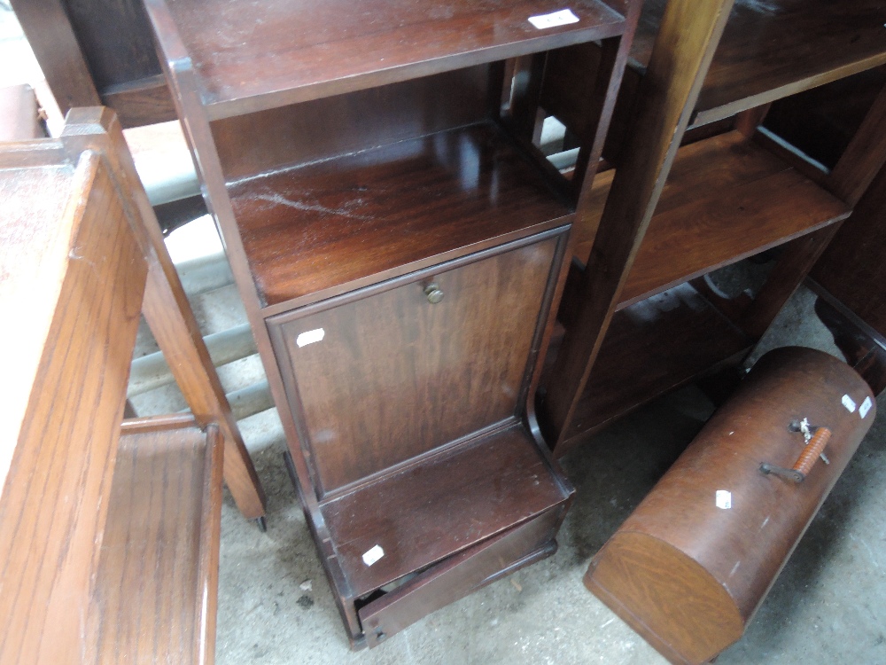 An early 20th mahogany night cabinet