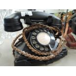 A vintage 1930s telephone